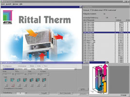 Rittal Therm software interface